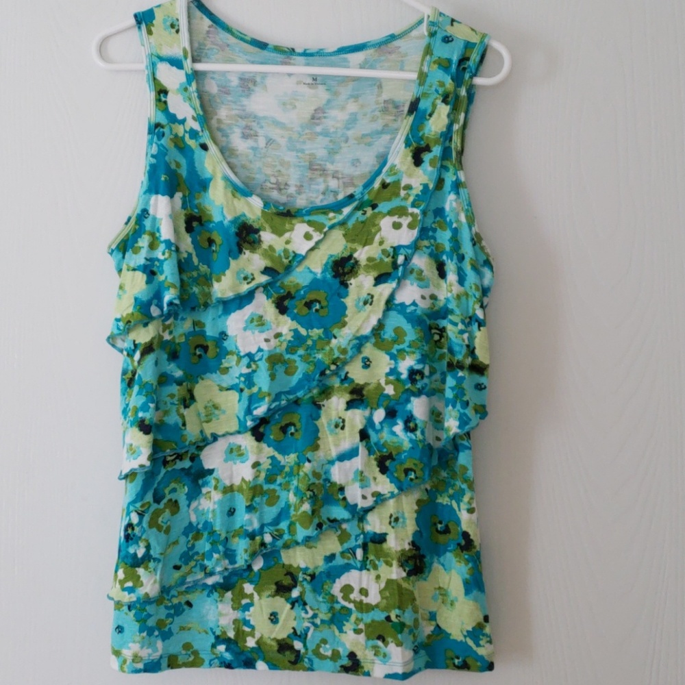 Ladies flower tank
